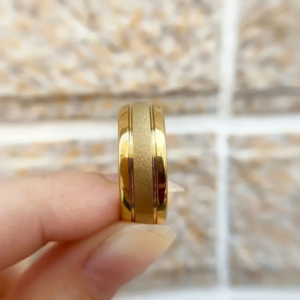 Mens Gold Band Ring